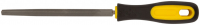 Напильник трехгранный /150мм/прорезиненная ручка/ Fit