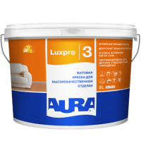 Краска интерьерная моющаяся Aura Luxpro-3 база A 0,9 л от интернет-магазина Венас