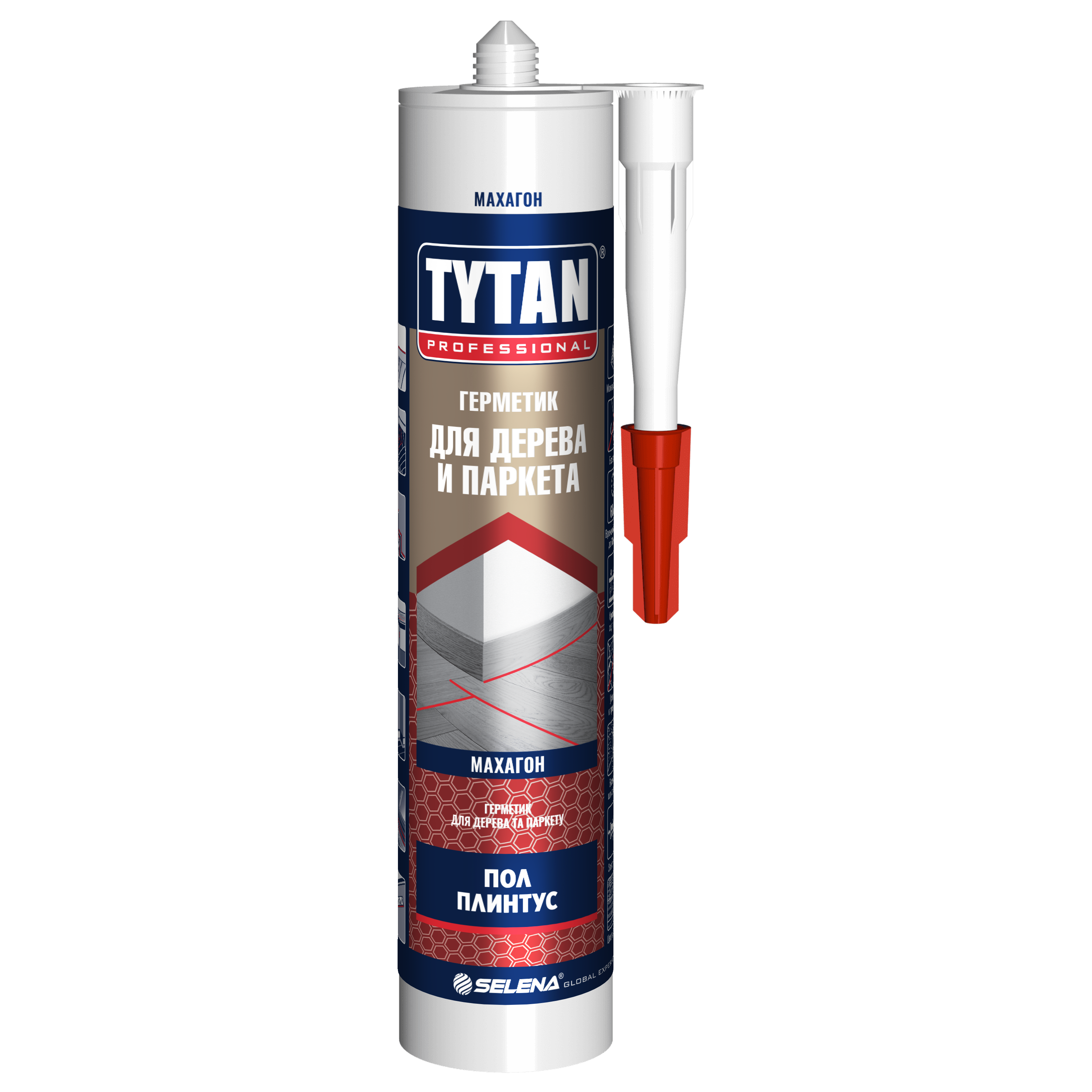 Герметик акриловый для паркета и дерева Tytan Professional махагон 280 мл