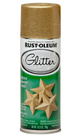 Эмаль аэрозольная с мерцающими частицами Rust-Oleum Glitter золото 291 г от интернет-магазина Венас