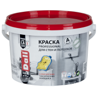 Краска для стен и потолков Dali Professional-3 база А 2,5 л от интернет-магазина Венас