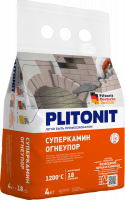 Смесь кладочная огнеупорная Plitonit СуперКамин ОгнеУпор 4 кг от интернет-магазина Венас