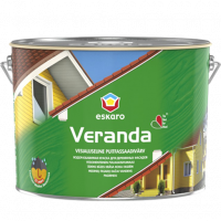 Краска для деревянных фасадов Eskaro Veranda база TR 9 л от интернет-магазина Венас