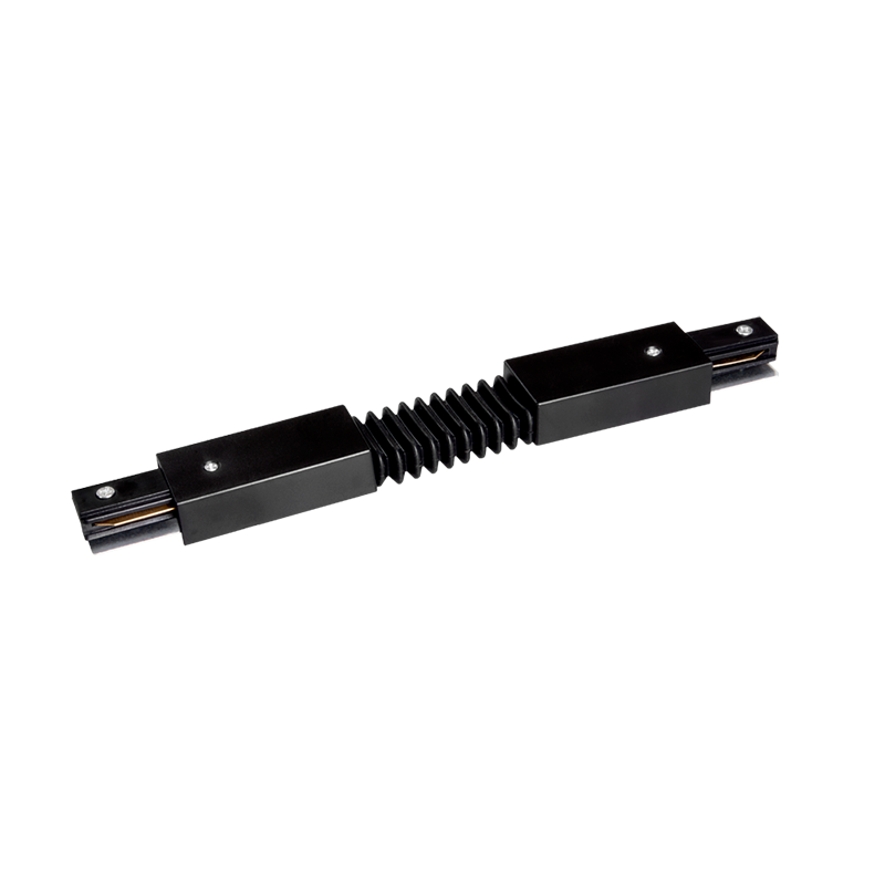 Коннектор F-образный Jazzway PTR CF-BL /1фазн шинопровод/гибкий/черный/