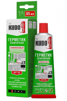 Герметик силиконовый санитарный Kudo KSK-120 бесцветный 85 мл