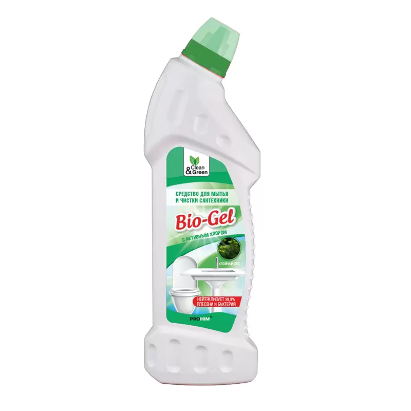 Средство для чистки сантехники Bio Gel c активным хлором 750 мл