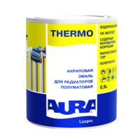 Эмаль акриловая для радиаторов Aura Luxpro Thermo белая 0,9 л от интернет-магазина Венас