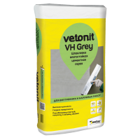 Шпаклевка цементная фасадная серая Vetonit VH 20 кг от интернет-магазина Венас