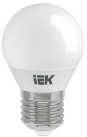 Лампа светодиодная IEK 3 Вт Е27 шар G45 3000K матовая