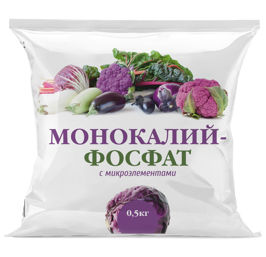 Удобрение с микроэлементами Нов-Агро Монокалийфосфат 0,5 кг