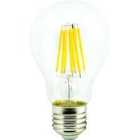 Лампа светодиодная Ecola Filament 13 Вт Е27 груша A65 4000К прозрачная