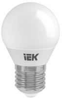 Лампа светодиодная IEK 7 Вт Е27 шар G45 4000K матовая