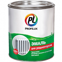 Эмаль алкидная для радиаторов Profilux белая 0,9 кг от интернет-магазина Венас