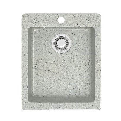Мойка композит /врез/50x42см/перелив/ 3 1/2'вып/светло-серая/Z8/BERGG lab/