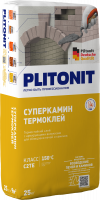 Клей для облицовки печей и каминов Plitonit СуперКамин ТермоКлей 25 кг от интернет-магазина Венас