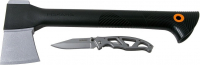 Топор /0,64кг/фиберг ручка/+нож Paraframe/ Fiskars Solid