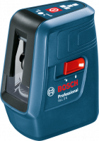 Уровень лазерный BOSCH GLL 3Х /дальн 15м/точн 0,5мм/самовыравн/чехол/