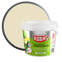 Эмаль акриловая универсальная Olecolor слоновая кость 0,9 кг