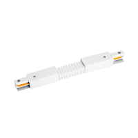 Коннектор F-образный Jazzway PTR CF-WH /1фазн шинопровод/гибкий/белый/