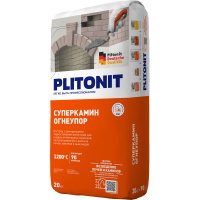 Смесь кладочная огнеупорная Plitonit СуперКамин ОгнеУпор 20 кг от интернет-магазина Венас