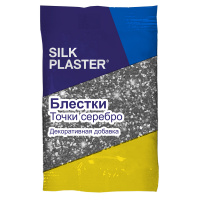 Блестки Silk Plaster, серебряные точки 10 г от интернет-магазина Венас