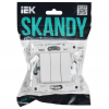 Выключатель SKANDY /мех-зм/ Арктический белый с/у 3кл SK-V11W