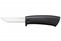 Нож туристический / 90мм/сталь/фиберглас ручка/точилка/ Fiskars