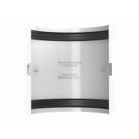 Соединитель желоба ПВХ d125 мм белый от интернет-магазина Венас