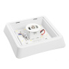 LED Feron светодиод светильник AL3023 /140х140х35мм/10Вт/4000K/б/решетки/с ИК-датчиком/IP20/