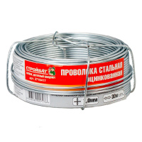 Проволока стальная оцинкованная Стройбат 2 мм 30 м