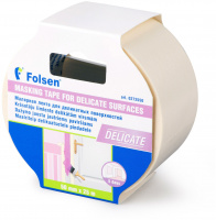 Лента малярная для деликатных поверхностей Folsen 50 мм х 25 м от интернет-магазина Венас