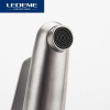 Смеситель д/ум LEDEME L71002 /1руч/высокий/г/подв/нерж/