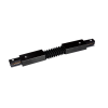 Коннектор F-образный Jazzway PTR CF-BL /1фазн шинопровод/гибкий/черный/