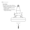 Лампа-вентилятор светодиодная Estares Fan Lamp 24+4 Вт Е27 5000K