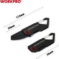 Нож-брелок складной универ /112мм/лезвие 34мм/Workpro