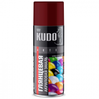Эмаль аэрозольная Kudo RAL 3005 винно-красный 520 мл
