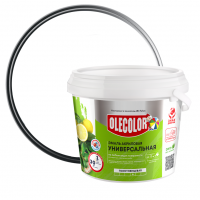 Эмаль акриловая универсальная Olecolor белая 0,9 кг