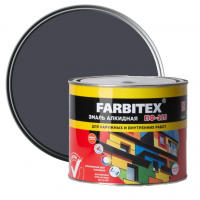 Эмаль алкидная ПФ-115 Farbitex серая темная 1,8 кг от интернет-магазина Венас