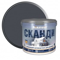 Антисептик для древесины кроющий Акватекс Сканди графит 2,5 л