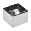 Форма с прессом для выкладки салатов 8х4 см квадратная Marmiton
