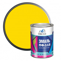 Эмаль алкидная ПФ-115 Gamma Color желтая 0,8 кг