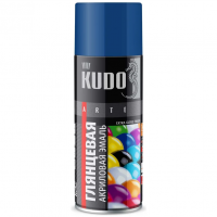 Эмаль аэрозольная Kudo RAL 5005 синий 520 мл