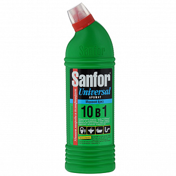 Гель для сантехники Sanfor Universal 10в1 морской бриз 750 мл