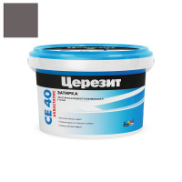 Затирка цементная Церезит CE 40 Aquastatic графит 2 кг от интернет-магазина Венас