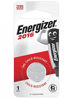 Energizer Lithium CR2016 /3V/литиев/ эл питания