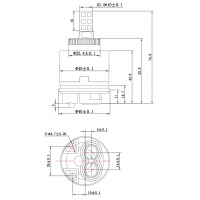Картридж D40 д/1руч смесителя высокий/ Esko crt 40 high
