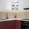 Плитка напольная Golden Tile Wood Cheveron left бежевая 15х90 от интернет-магазина Венас