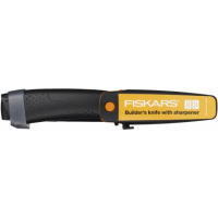 Нож туристический / 90мм/сталь/фиберглас ручка/точилка/ Fiskars