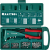 Заклепочник /d2,4-4,8мм/усилен/набор заклепок/в боксе/ Kraftool