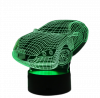 Ночник CAMELION NL-400 3D Машинка /3W/330V/USB/3хАА/RGB/сенсор/
